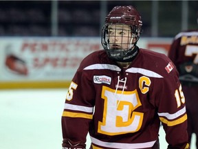 Tristen Nielsen, who plays at Calgary's Edge School but hails from Fort St. John, B.C. is the latest first round draft pick of the Calgary Hitmen, selected 20th overall in Thursday's bantam draft.