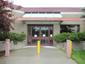 File images of the exterior of the Calgary Young Offender Centre on September 14, 2010.