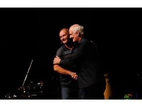 Rick Hilton and Colin Mochrie. Mochrie will be headlining a benefit variety show for victims of the Nepal earthquake.