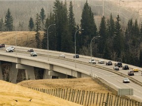 Calgary's ring road, pictured in March 2015.