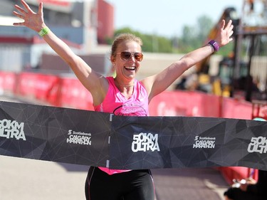 Jessica Mueller was the winner of the 50K Ultra marathon.