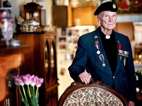 Father Bob Greene, an Anglican minister who fought in World War 2, leaves for Holland on Thursday for the 70th anniversary of the liberation of the Netherlands.