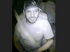 Calgary police released this image of a man they suspect is responsible for assaulting a taxi driver in northeast Calgary on August 10, 2014.