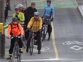Reader is worried that both cyclists and drivers will be imperilled by the new bike lanes through the Beltline area.