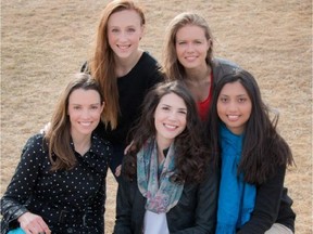 The Lukida Solutions team, left to right (back): Danika Kelly, Melanie King-Rosario. Front: CEO Rosalynn Dodd-Peschl, Meghan Perry and Syeda Ahmad.