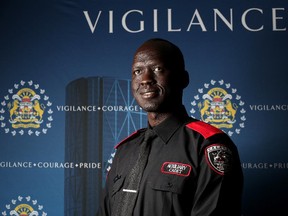 Stephen Deng left wartorn Sudan at age 11, becoming one of the "Lost Boys." Deng is now training to become a police officer.
