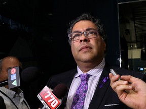 Mayor Naheed Nenshi, pictured at city hall on July 16.