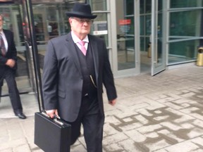 Stephen Huggett leaving the courthouse on June 2, 2015.
