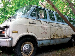 Screamin' Skulls Daycare van.