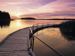 Living Waters Boardwalk 
in Elk Island National Park.