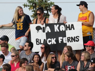 Hundreds of Team Canada and Team New Zealand fans turned out to watch Canada and New Zealand in their Rugby Canada Super Series game at Calgary Rugby Park on Saturday June 27, 2015.