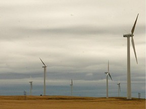 The McBride Lake Wind Farm near Fort McLeod.