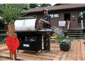 Edward Keys moved into his home three months before the floods. He hosted a barbecue during Neighbour Day in Bowness on June 21, 2014.