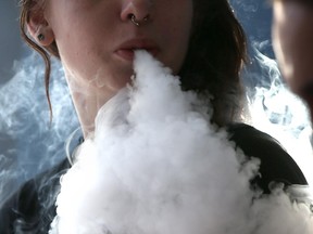 E-cigarettes discharge a cloud of vapour in place of a cloud of smoke, and can be a nuisance to other people, particularly in close quarters.