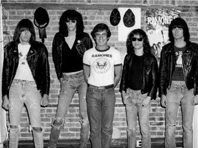 Danny Fields and the Ramones.
From the film, Danny Says.