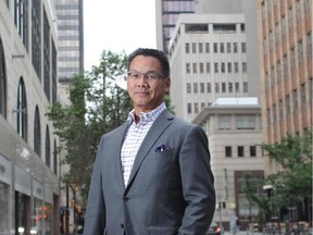 Greg Kwong, regional managing director of  CBRE in downtown Calgary.