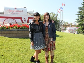 United Way of Calgary and Area President and CEO, Dr. Lucy Miller and COO Karen Young.