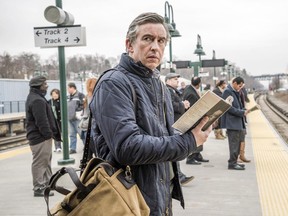 HOLD FOR STORY - This photo provided by CBS shows, Steve Coogan, as Thom, in season 1 of the television series, "Happyish." The show starring Coogan debuts April 26, 2015.