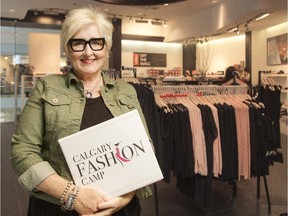 Holly Allen, an organizer for Fashion Camp, poses inside Kixs, one of the supporters of the camp, at Southcentre Mall in Calgary on Thursday, June 11, 2015.