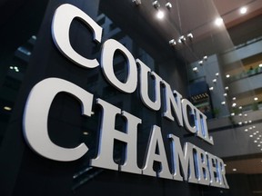 Calgary City Hall council chambers.