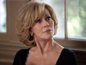 This photo released by Warner Bros. Pictures shows, Jane Fonda as Hillary Altman, in a scene from the film, "This Is Where I Leave You."