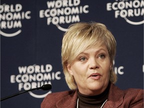 Norway's Minister of Former Norwegian finance minister Kristen Halvorsen says her country's savings fund was inspired by Alberta policy.