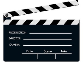 Local Input~  // UNDATED -- production slate for movie film set take action also known as a clapper
CREDIT: FOTOLIA
(FOR NATIONAL POST USE ONLY - ROYALTY FREE STOCK IMAGE)/pws