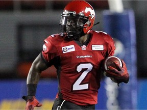 Stamps running back Jock Sanders is aiming to stay healthy as he adapts to CFL rule changes.