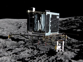 The comet lander Philae had about seven months in hibernation on its comet.
