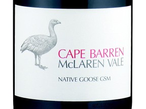 Photo of Cape Barren Native Goose for Darren Oleksyn wine column on June 6; image supplied to Calgary Herald