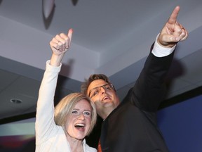 Premier Rachel Notley and her NDP toppled the 44-year Tory dynasty in 2015.