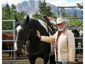 Stan Cowley with his horse Momma's Boy, 9.