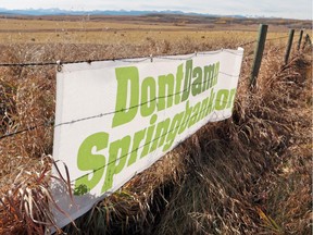 During the spring election, both the Alberta NDP and the Wildrose opposed the Springbank flood mitigation plan, writes Ryan Robinson.