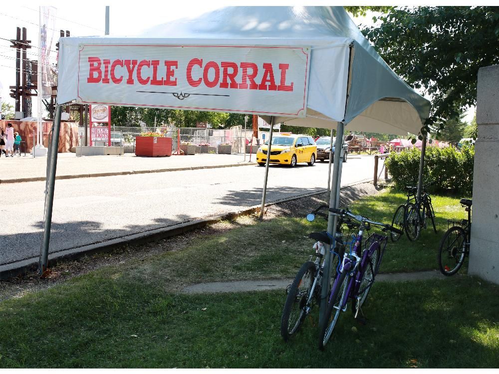 Stampede, City of Calgary significantly increasing bike racks Calgary