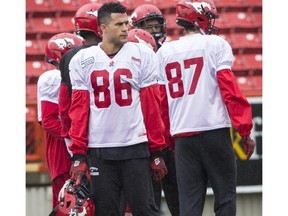 Stamps receiver Anthony Parker is aiming to continue to build on his offensive numbers that have risen steadily since his rookie year in 2011.