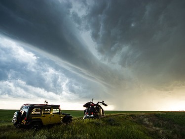 A scene captured by Prairie Storm Chasers.