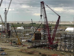 Sturgeon Refinery is shown under construction in Sturgeon County (just outside Edmonton) in this handout photo. THE CANADIAN PRESS/ho-North West Redwater Partnership