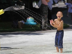 The spray parks at Eau Claire and Valleyview Park open this weekend.