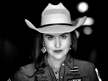 Barrel racer Kassidy Dennison, 23, from New Mexico.