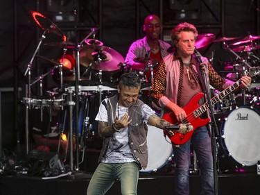 Journey plays the Calgary Stampede Roundup at Fort Calgary in Calgary on Wednesday, July 8, 2015.