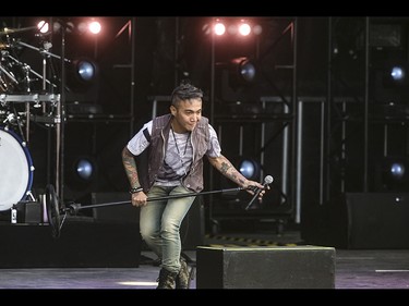 Journey plays the Calgary Stampede Roundup at Fort Calgary in Calgary on Wednesday, July 8, 2015.