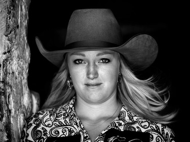 Barrel racer Sydney Daines at the Calgary Stampede.
