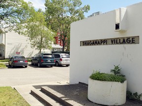 The Shaganappi Village townhouse complex was photographed on July 20, 2015.