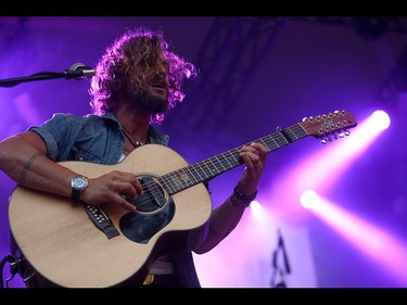 The John Butler Trio plays the Mainstage at Folk Fest on Prince's Island Park in Calgary on Thursday, July 23, 2015.