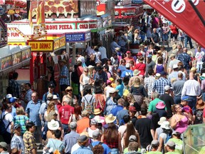 Attendance is down overall for the duration of the Calgary Stampede.