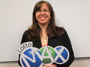 Nabila Batarseh of Calgary is shown in a Western Canada Lottery Corporation photo. Batarseh says she's believed for years she would win big in the lottery.