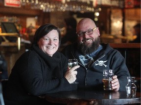 Marketing Manager Nicola Trolez  and entertainment manager Darren Ollinger at the Ship & Anchor Friday, July 17, 2015. The local institution is celebrating its 25th anniversary on Wednesday.