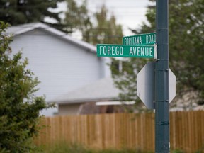 City police investigated reports of shots fired in the area of Forego Avenue and Foritana Road in southeast Calgary in the early hours of July 25, 2015.