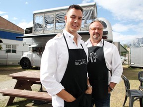 Chef Blake Flann, left, and his father Norm Flann own and operate PD3 in Canmore.