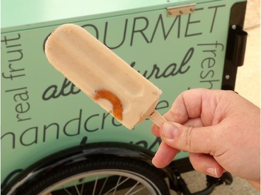 The mini donut popsicle is a great twist at the Calgary Stampede in Calgary, on July 6, 2015.